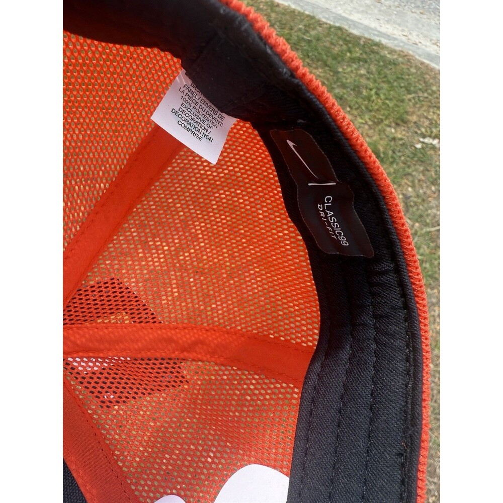 Oklahoma State Cowboys Hat Cap Flex Fit Classic99 Orange Nike Dri Fit Swoosh S/M - Picture 7 of 7